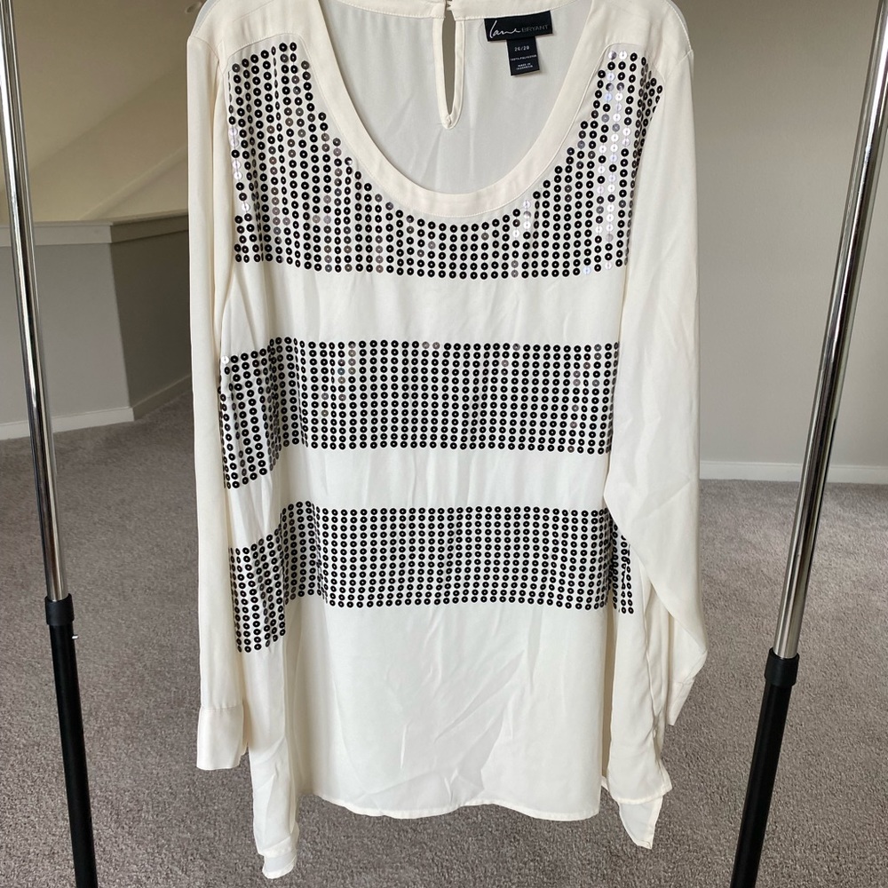 Lane Bryant Sequin Long Sleeved Tunic